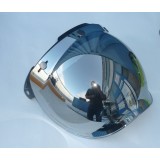 MOTOPŘILBA - PLEXI - CHROMOVÉ - PRO TYPY JAWA IND. + JAWA CASSIDA